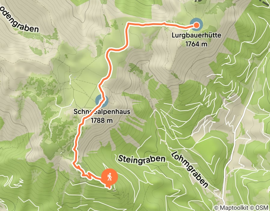 Karte der Tour