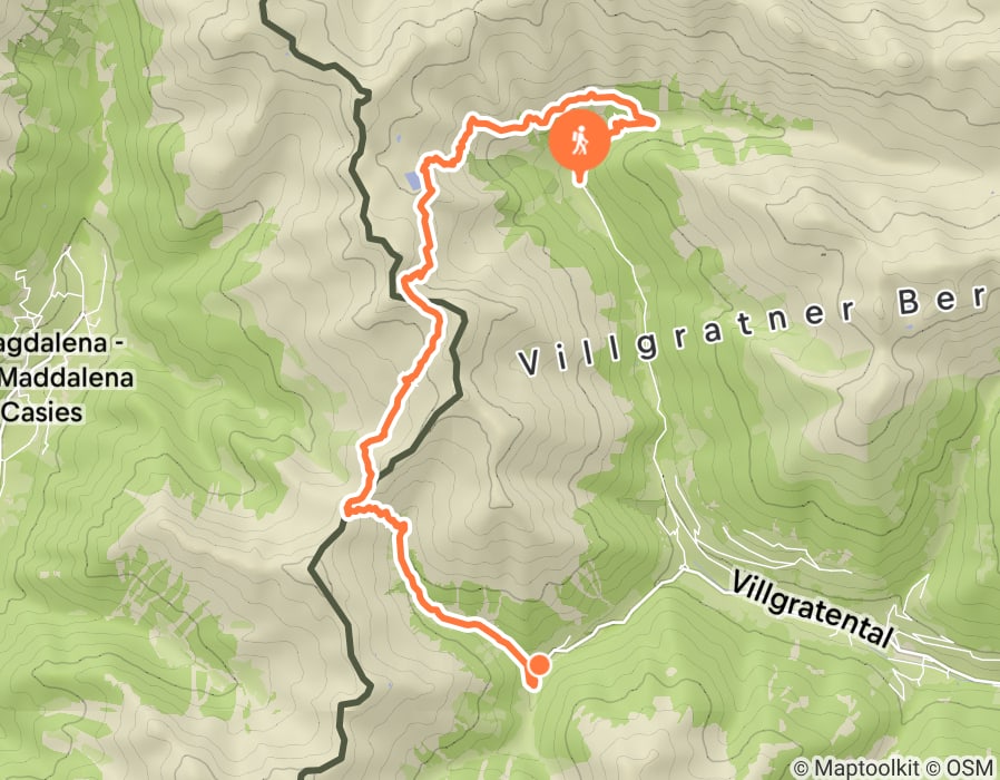 Karte der Tour