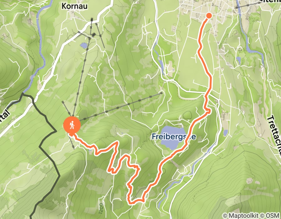 Karte der Tour