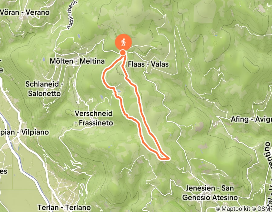 Karte der Tour