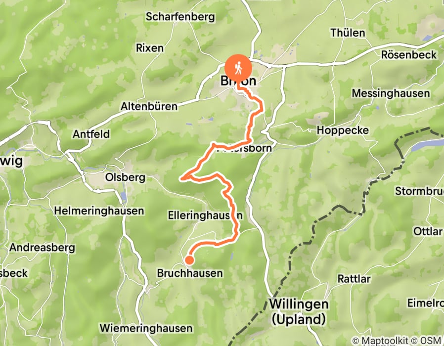 Karte der Tour