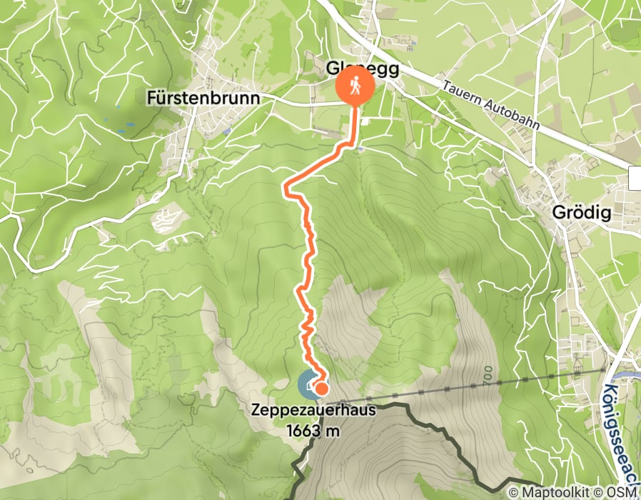 Karte der Tour