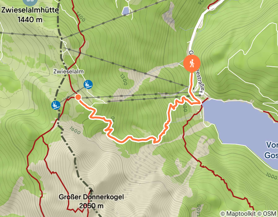 Karte der Tour