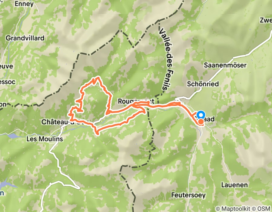 Karte der Tour