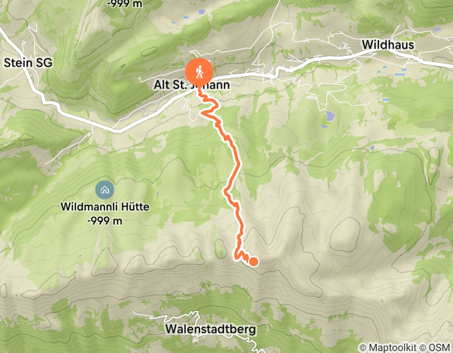 Karte der Tour