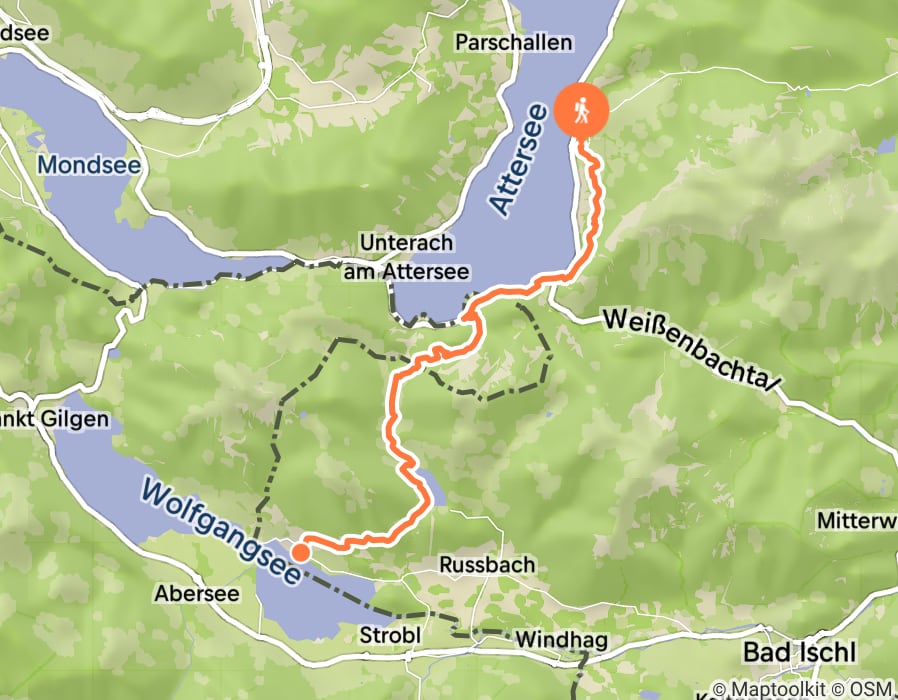 Karte der Tour
