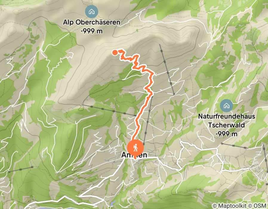 Karte der Tour