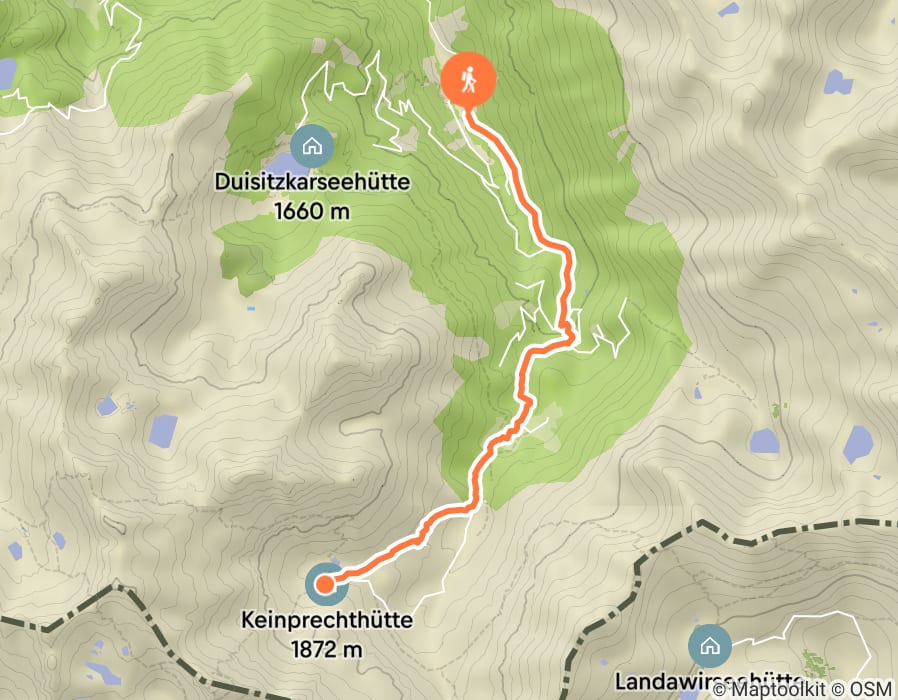 Karte der Tour