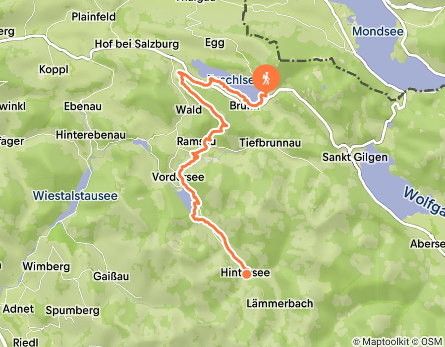 Karte der Tour