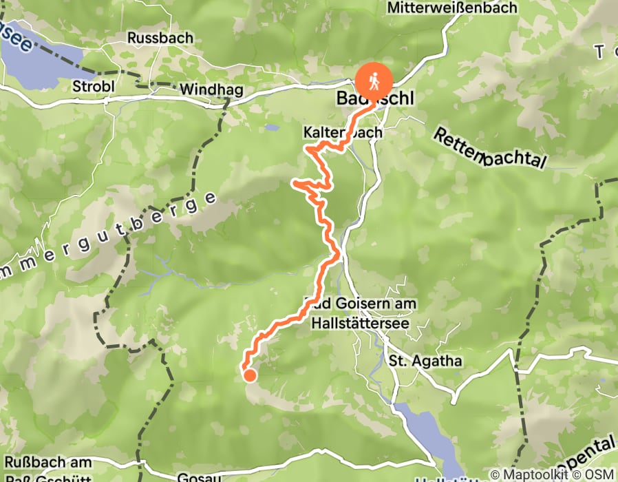 Karte der Tour