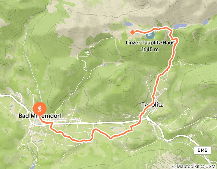 Karte der Tour