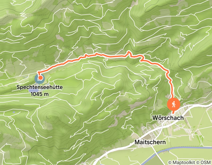 Karte der Tour