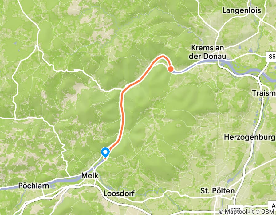 Karte der Tour
