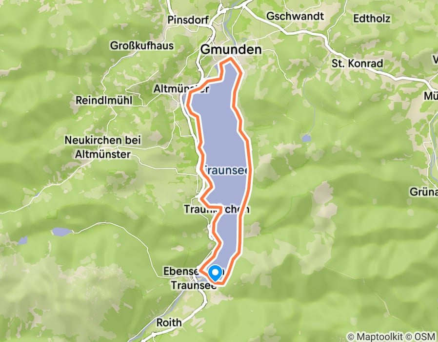Karte der Tour