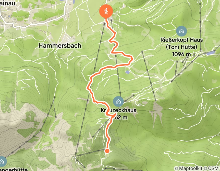 Karte der Tour