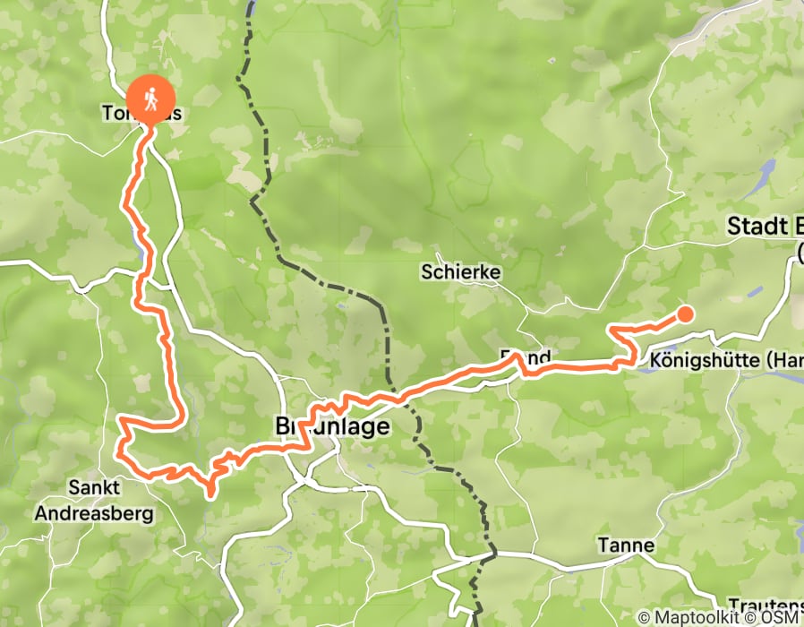 Karte der Tour