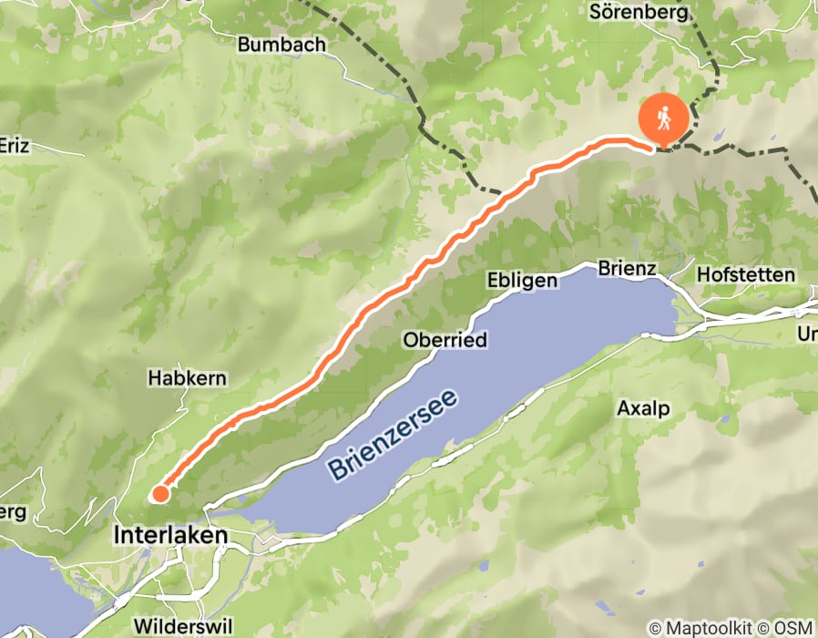 Karte der Tour