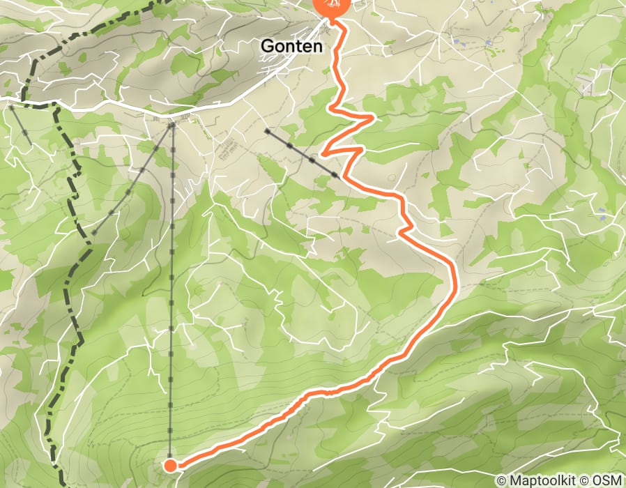 Karte der Tour