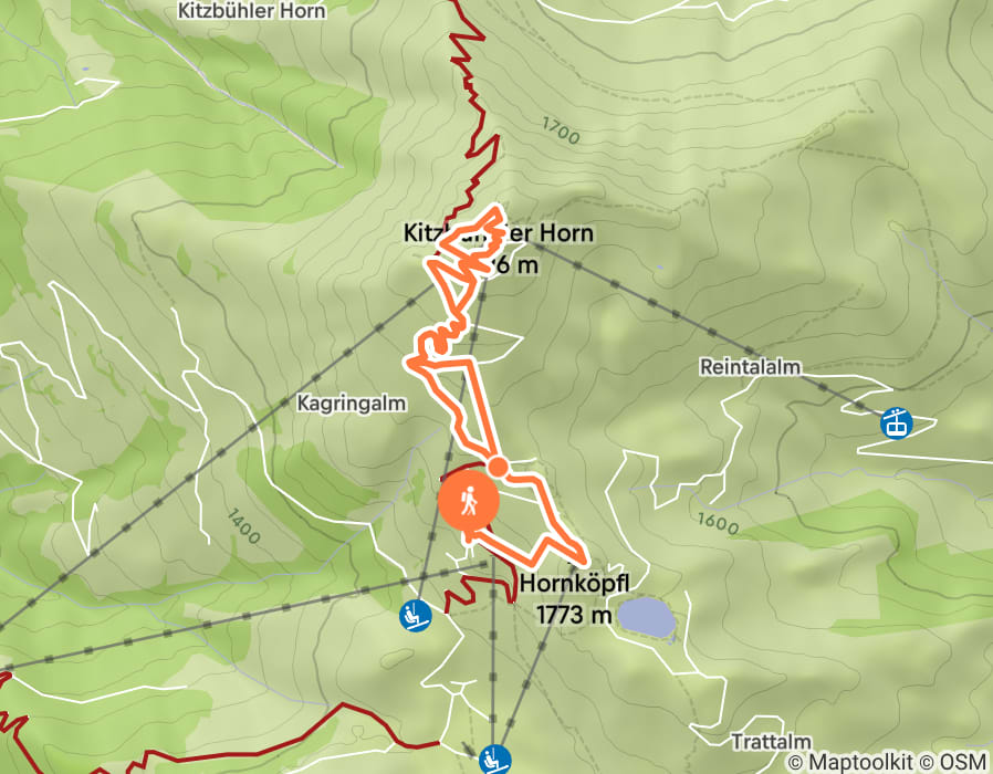 Karte der Tour