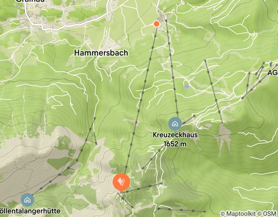 Karte der Tour