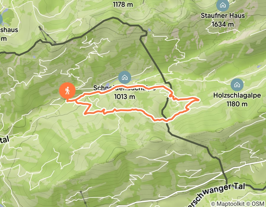 Karte der Tour