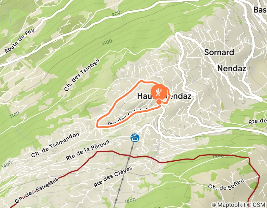 Karte der Tour