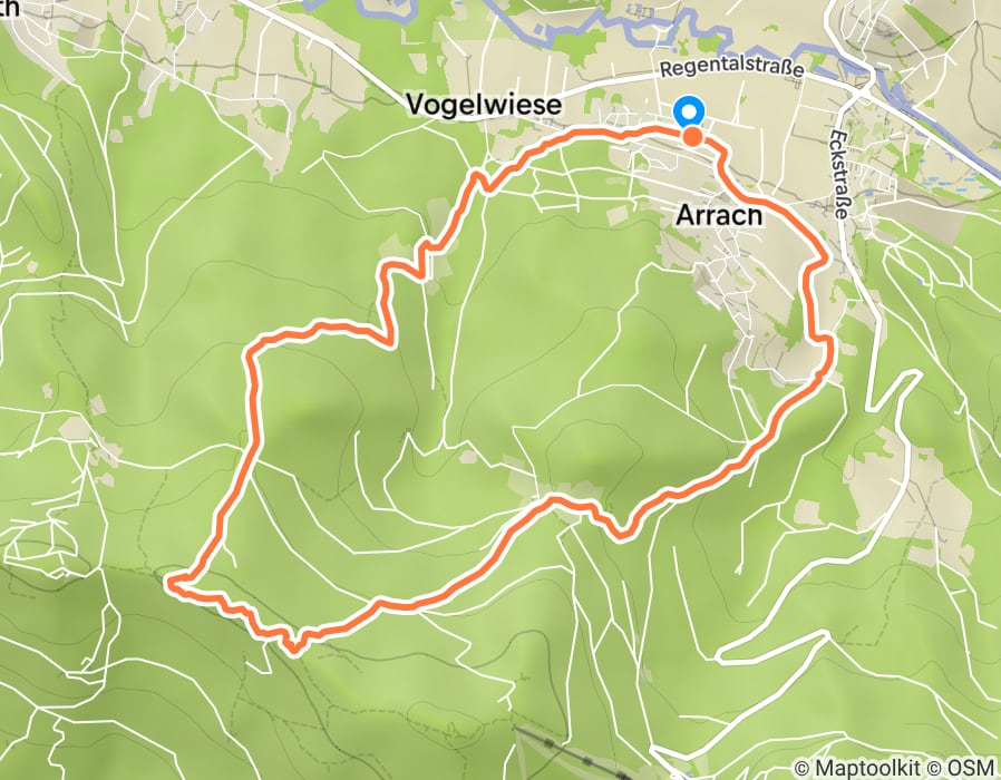 Karte der Tour