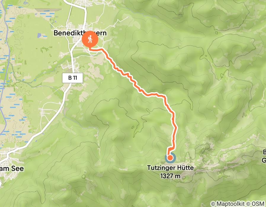 Karte der Tour