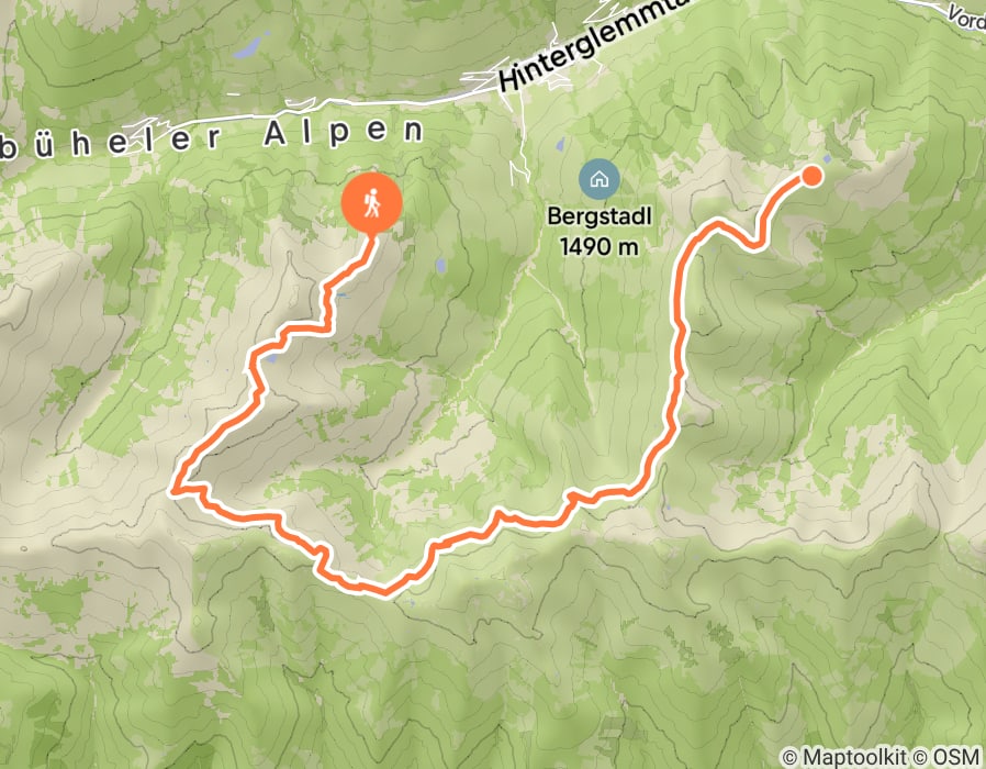 Karte der Tour