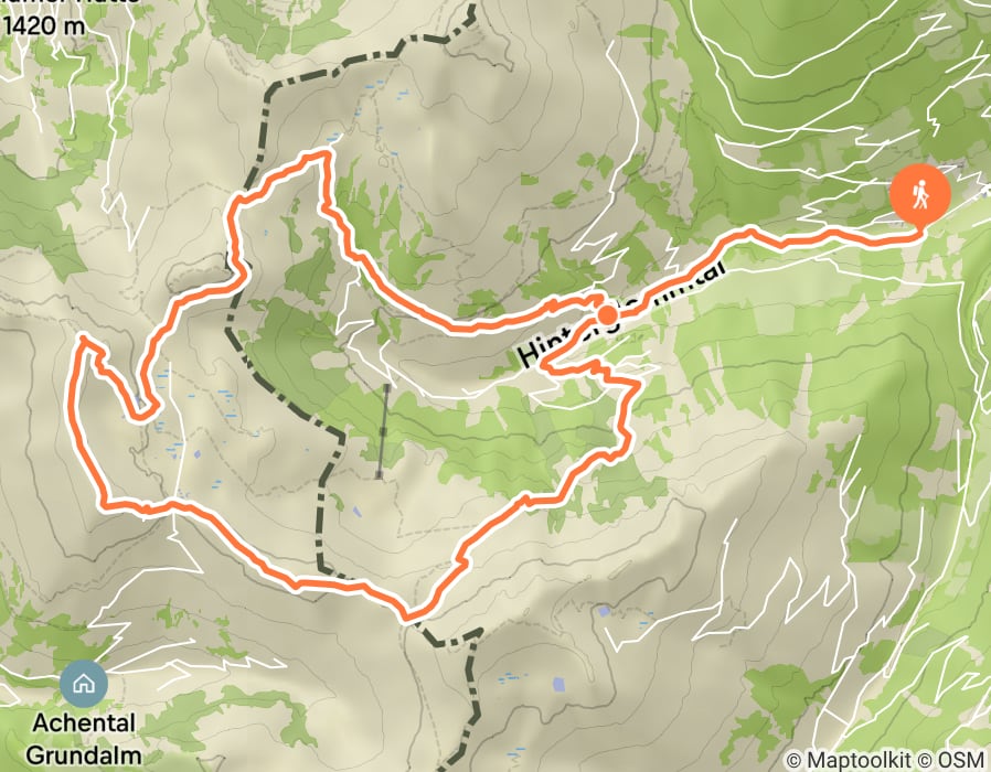 Karte der Tour