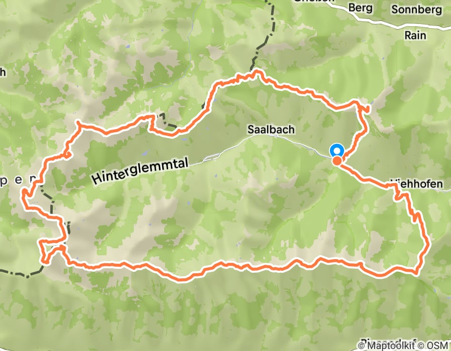 Karte der Tour