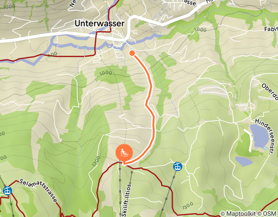Karte der Tour