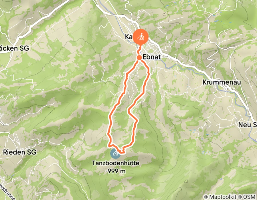 Karte der Tour