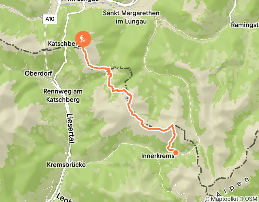 Karte der Tour