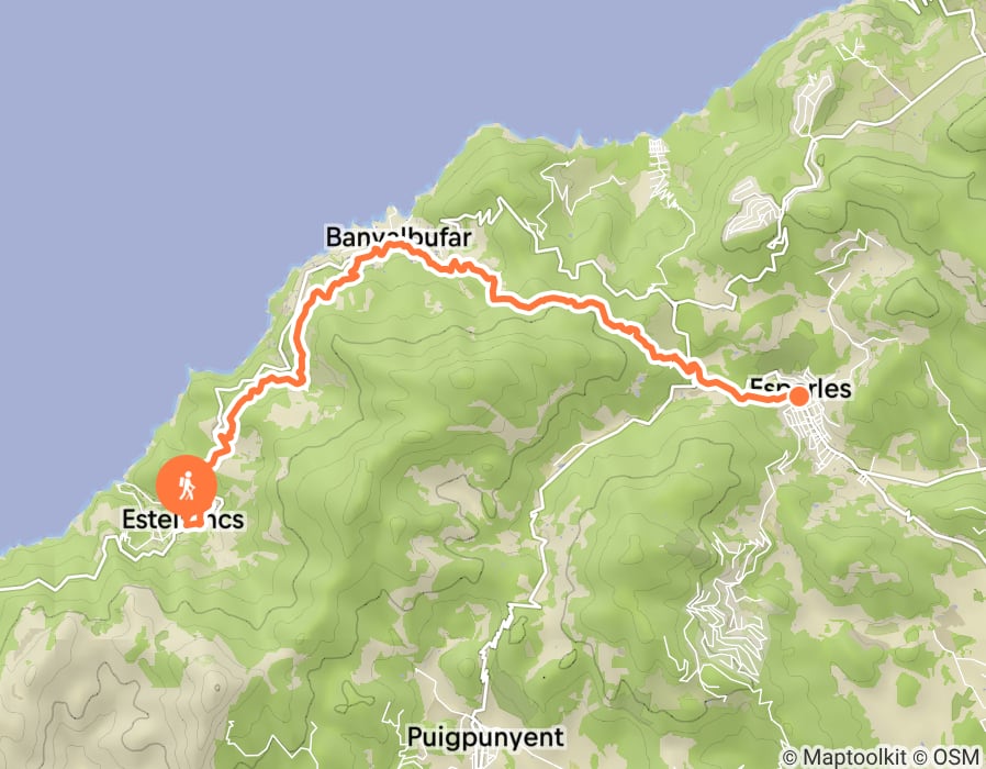 Karte der Tour