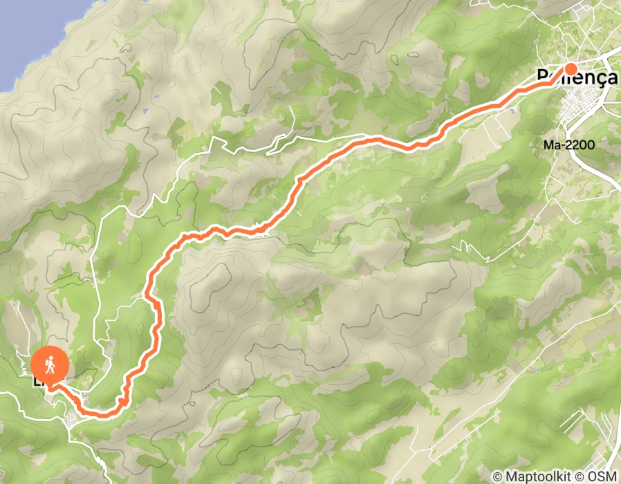 Karte der Tour