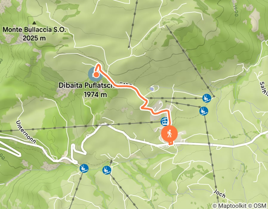 Karte der Tour