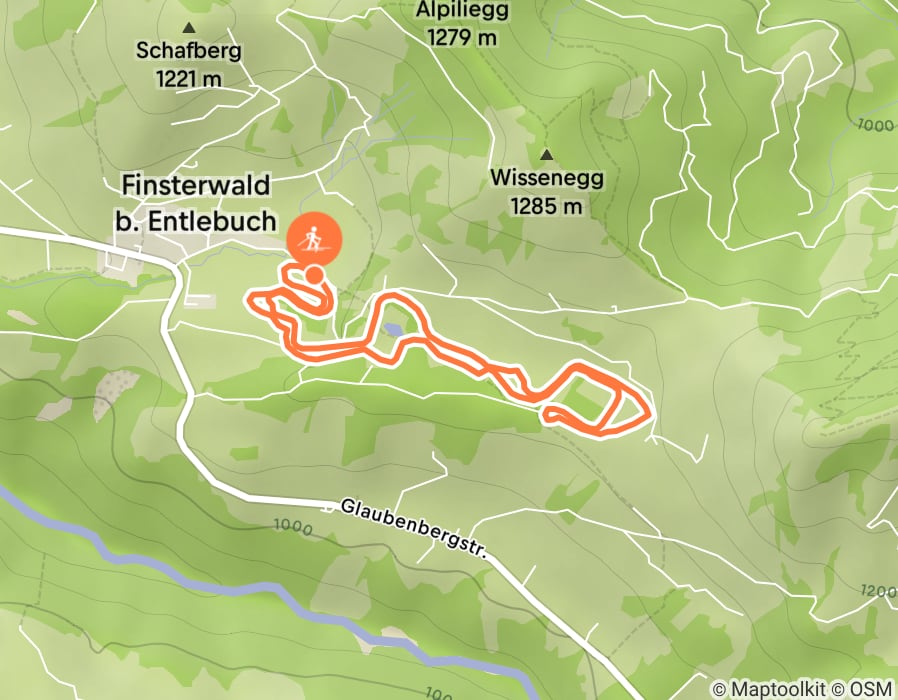 Karte der Tour