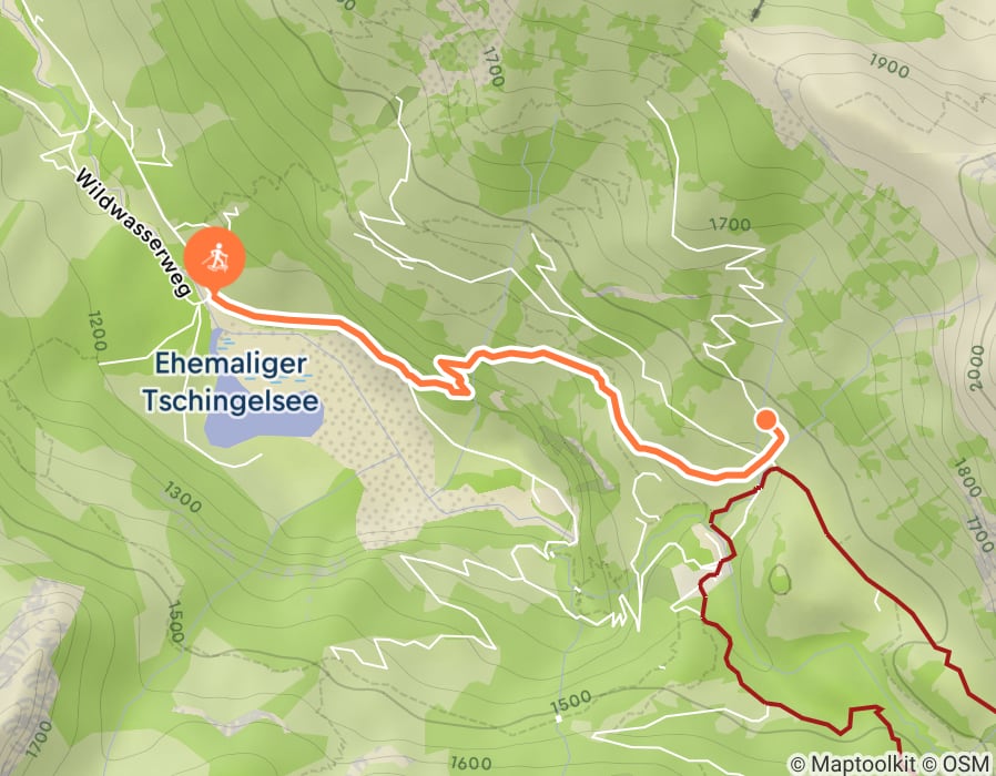 Karte der Tour