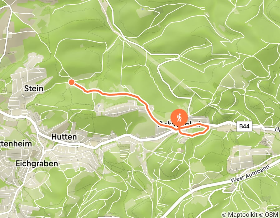Karte der Tour