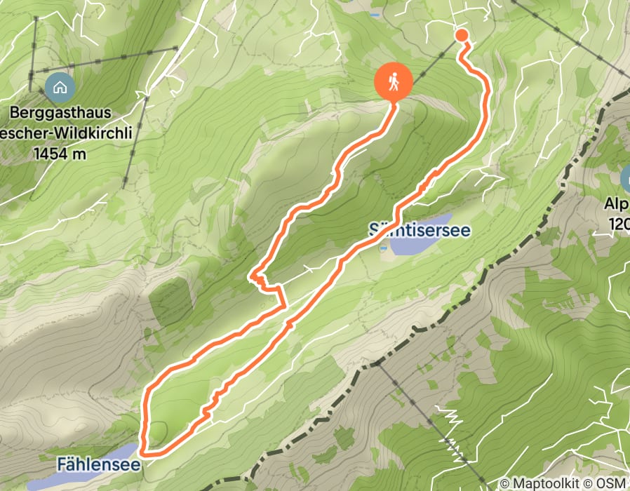 Karte der Tour