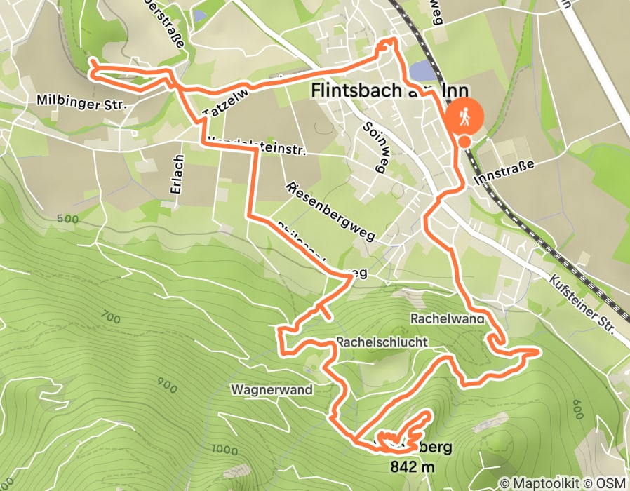 Karte der Tour