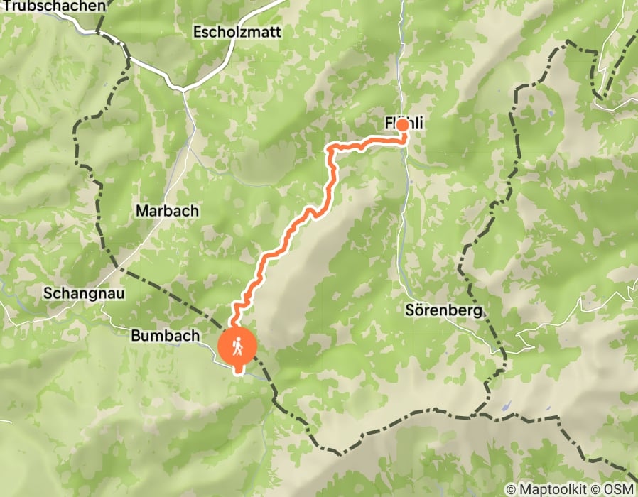 Karte der Tour
