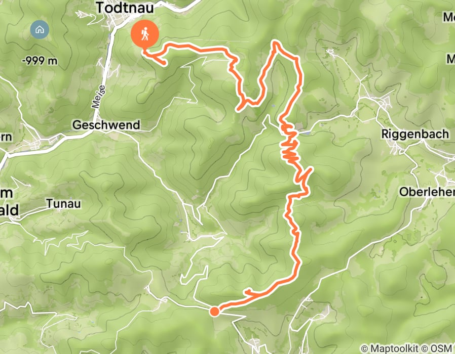 Karte der Tour
