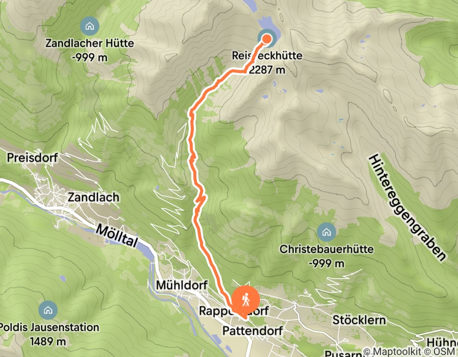 Karte der Tour