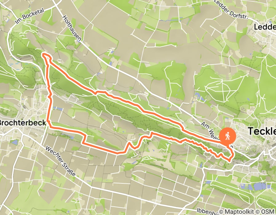 Karte der Tour
