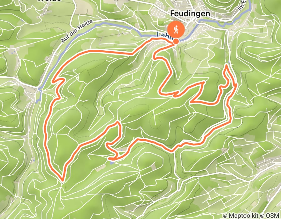 Karte der Tour