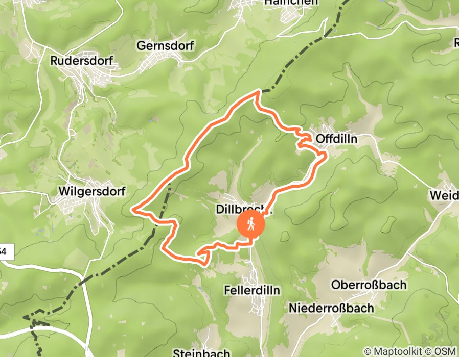 Karte der Tour