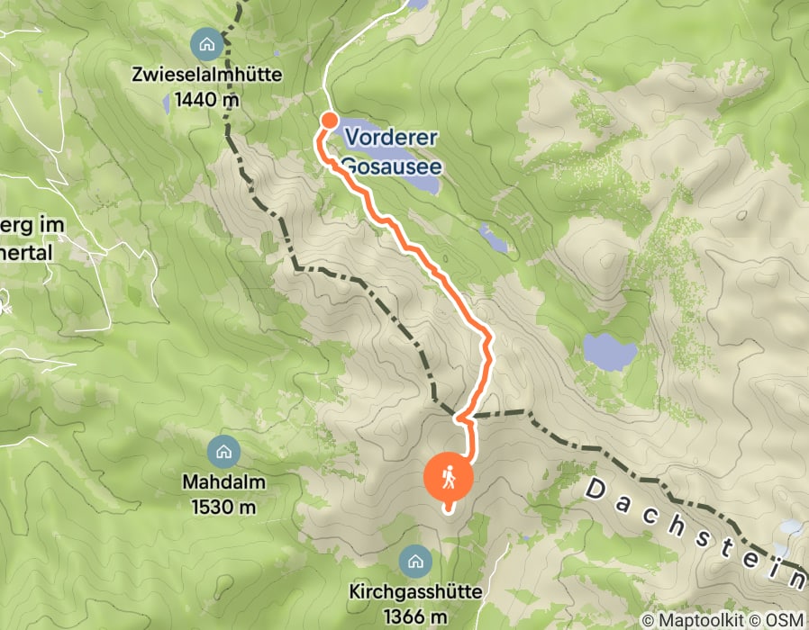 Karte der Tour