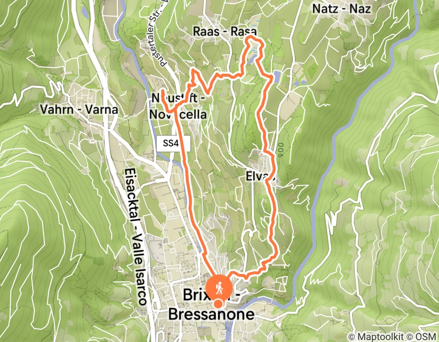 Karte der Tour